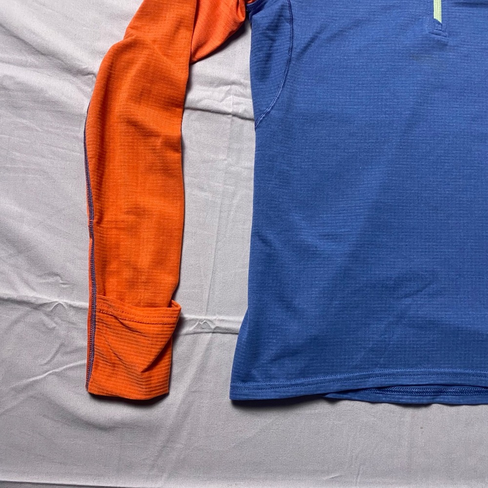 La Sportiva Swift Long Sleeve Womens Medium Blue Orange 1/4 Zip Pullover Running - Picture 16 of 16